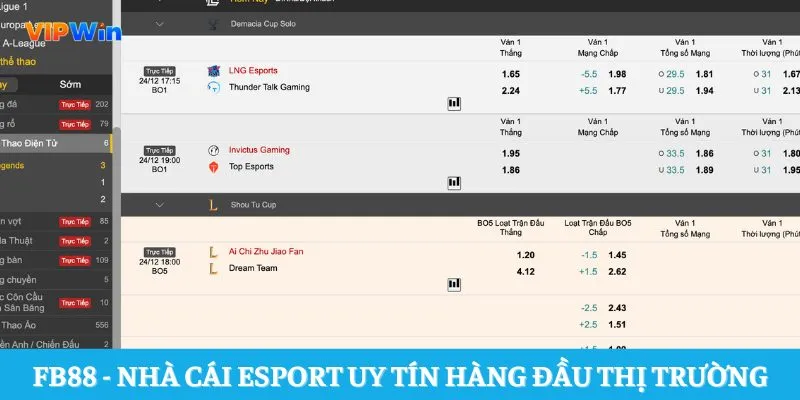 Fb88 - Nhà cái Esport uy tín hàng đầu thị trường