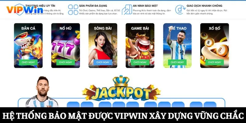 Hệ thống bảo mật được Vipwin xây dựng vững chắc