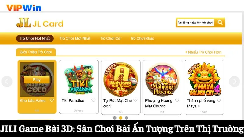 JILI game bài 3D