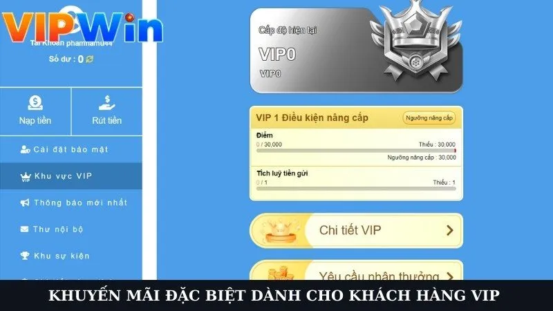 Khuyến mãi đặc biệt dành cho khách hàng VIP