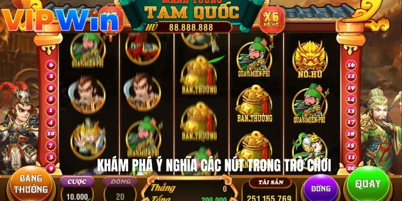 Khám phá ý nghĩa các nút trong trò chơi