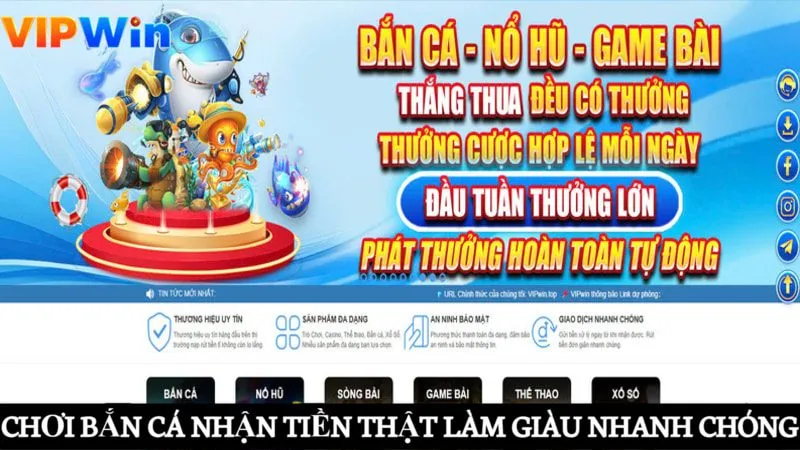 Fortune Fishing – Vua Bắn Cá Trên VIPWIN Khiến Dân Chơi Phải Trầm Trồ