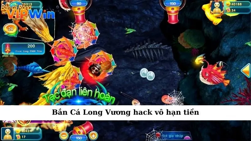 Bắn Cá Long Vương hack vô hạn tiền