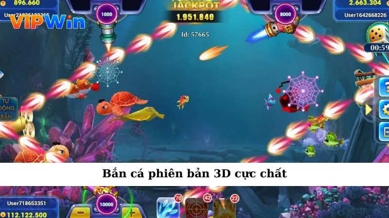 Bắn cá phiên bản 3D cực chất