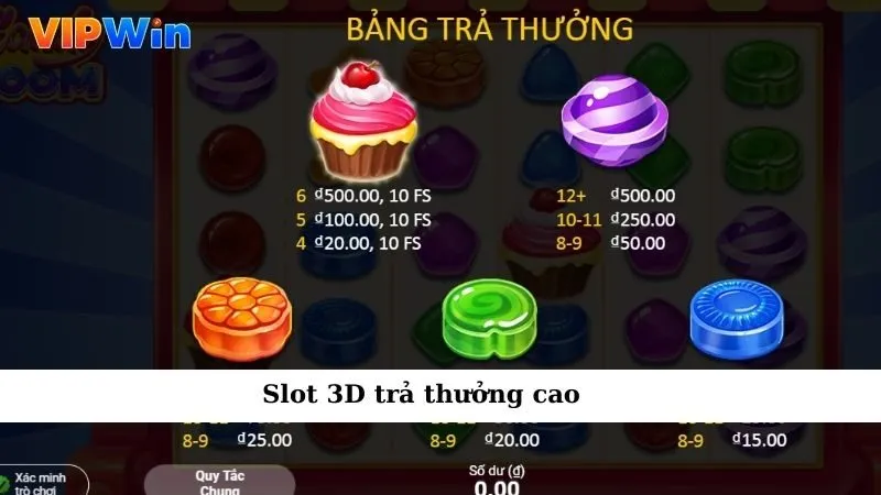 Slot 3D trả thưởng cao